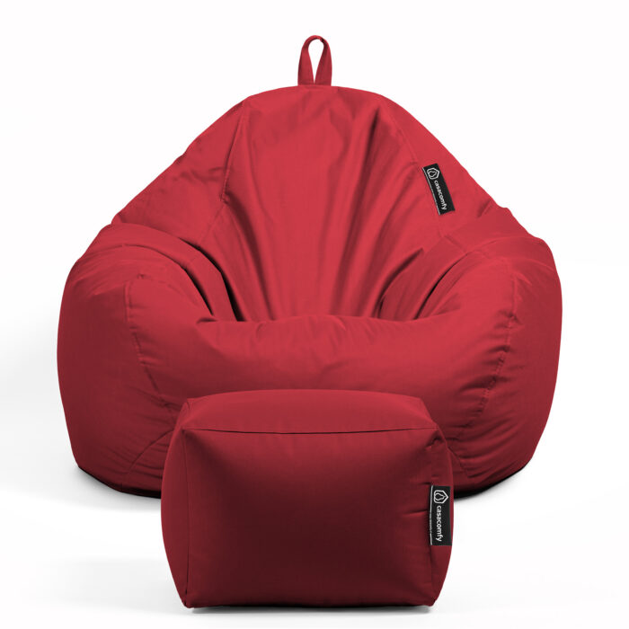 Casacomfy - Pear XXL met voetbankje - Rood - Afbeelding 5