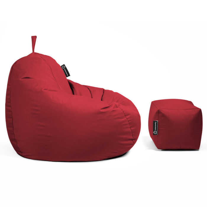 Casacomfy - Pear XXL met voetbankje - Rood - Afbeelding 6