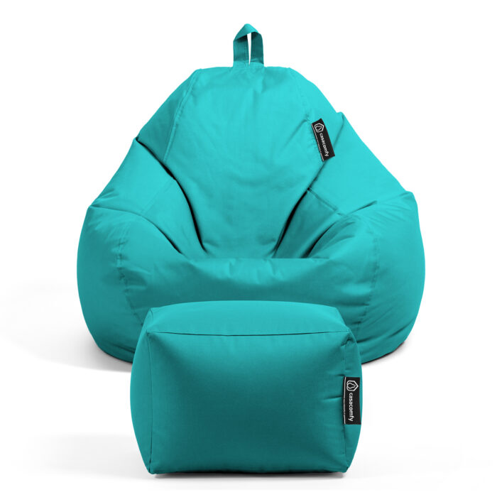 Casacomfy - Pear Junior met voetbankje - Turquoise - Afbeelding 5