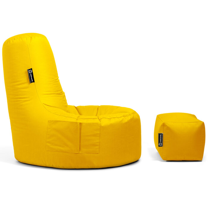 Casacomfy - Gamer XXL met voetbankje - Geel - Afbeelding 6