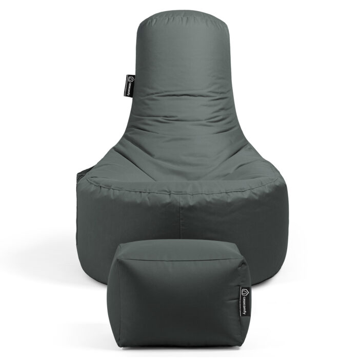 Casacomfy - Gamer XXL met voetbankje - Antraciet - Afbeelding 5