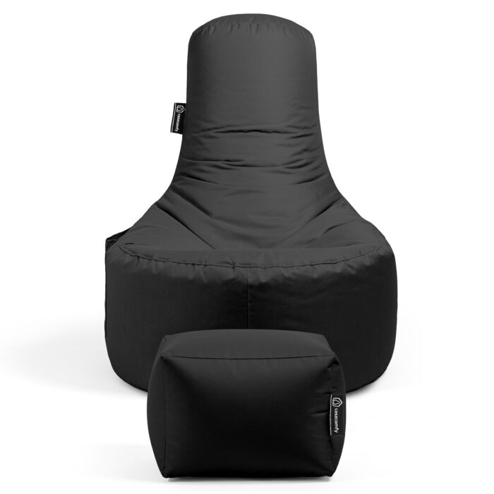 Casacomfy - Gamer XXL met voetbankje - Zwart - Afbeelding 5