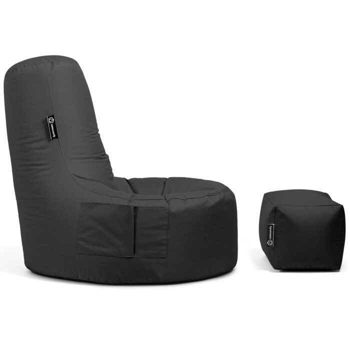 Casacomfy - Gamer XXL met voetbankje - Zwart - Afbeelding 6