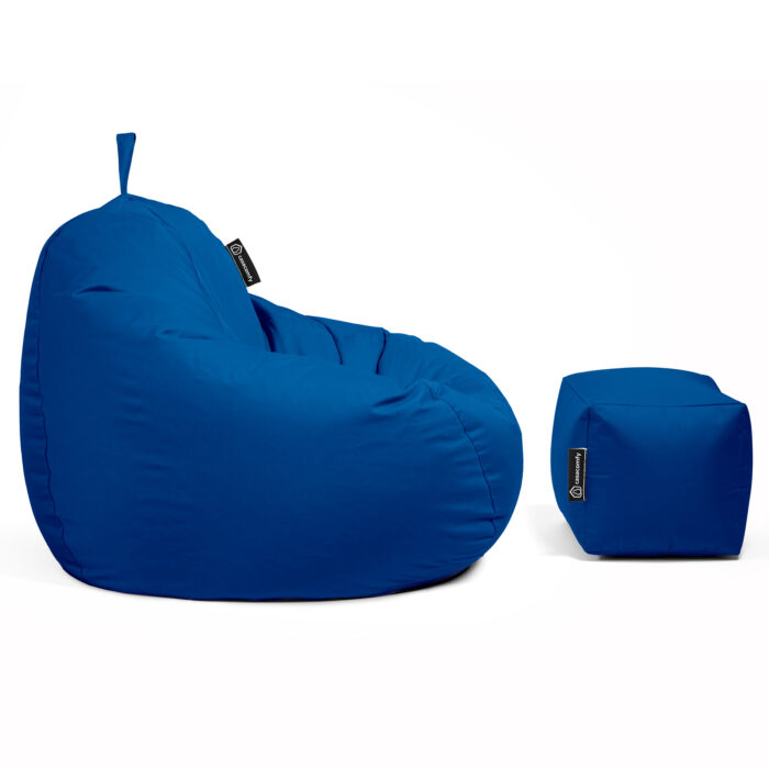 Casacomfy - Pear XXL met voetbankje - Blauw - Afbeelding 6