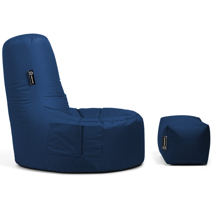Casacomfy - Gamer XXL met voetbankje - Donker Blauw - Afbeelding 6