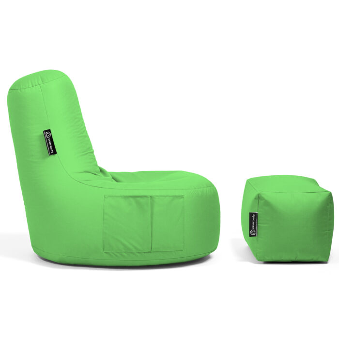 Casacomfy - Gamer Junior met voetbankje - Lime - Afbeelding 5