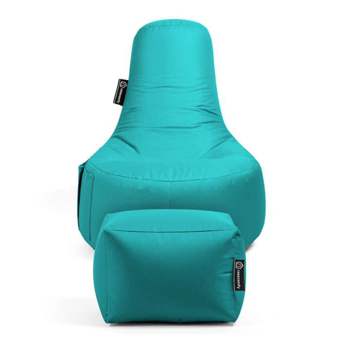 Casacomfy - Gamer Junior met voetbankje - Turquoise - Afbeelding 6