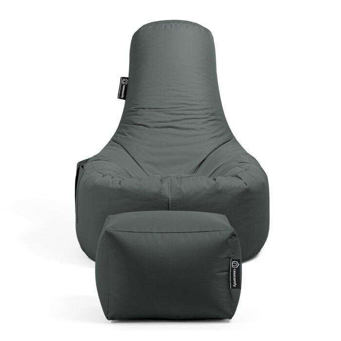 Casacomfy - GAMER Original met voetbankje - Antraciet - Afbeelding 6