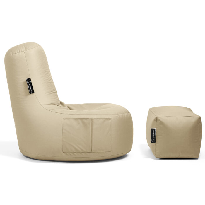Casacomfy - Gamer Junior met voetbankje - Beige - Afbeelding 5