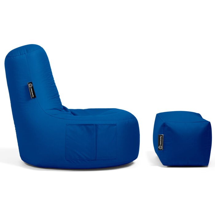 Casacomfy - Gamer Junior met voetbankje - Blauw - Afbeelding 5