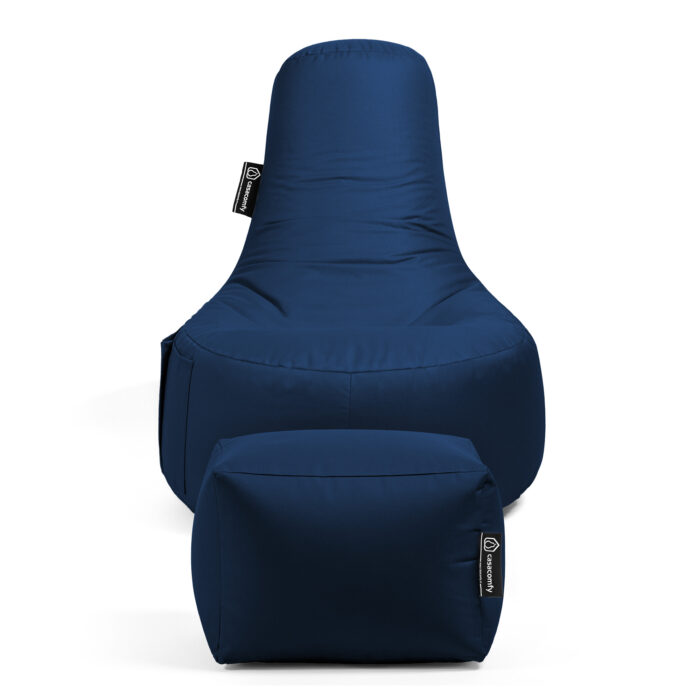 Casacomfy - Gamer Junior met voetbankje - Donker Blauw - Afbeelding 6