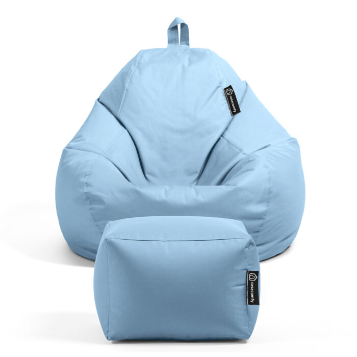 Casacomfy - Pear Junior met voetbankje - Licht Blauw - Afbeelding 5