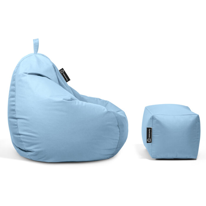 Casacomfy - Pear Junior met voetbankje - Licht Blauw - Afbeelding 6
