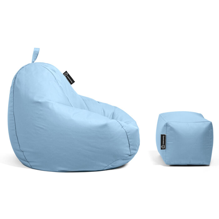 Casacomfy - PEAR Original met voetbankje - Licht Blauw - Afbeelding 6