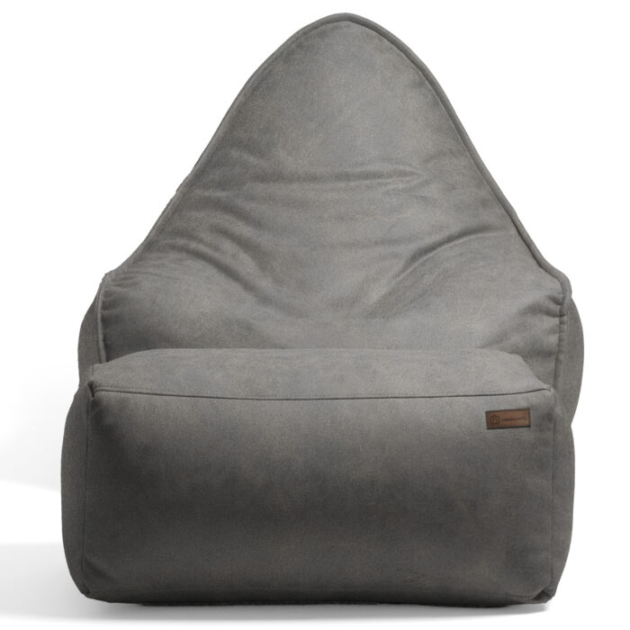 Casacomfy - Chilly Zitzak Set - Zitzak met Voetenbankje - Volwassenen - Cold Brew - Lederlook - Zachtestof - Afbeelding 6
