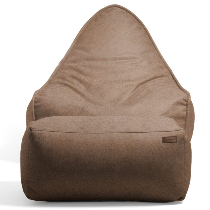 Casacomfy - Chilly Zitzak Set - Zitzak met Voetenbankje - Volwassenen - Caramel Latte - Lederlook - Zachtestof - Afbeelding 6