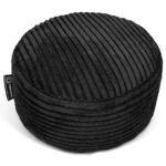 Casacomfy - Corduroy Poef - Zwart - Groot Rond - Afbeelding 5