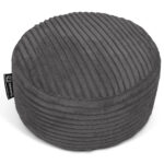 Casacomfy - Corduroy Poef - Antraciet- Groot Rond - Afbeelding 5