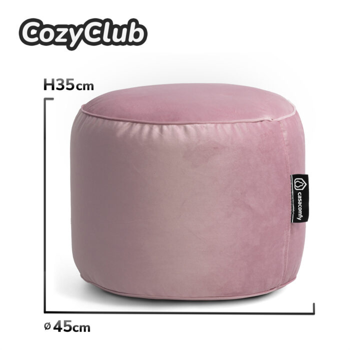 CozyClub Poef - Roze - Afbeelding 5