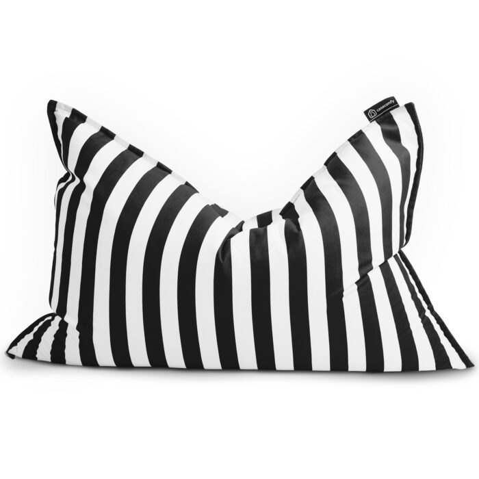 Casacomfy CozyStudio - Zitzak - Zitkussen - 100x140 cm - Zwarte Strepen - Voor Volwassenen & Tieners - Afbeelding 4