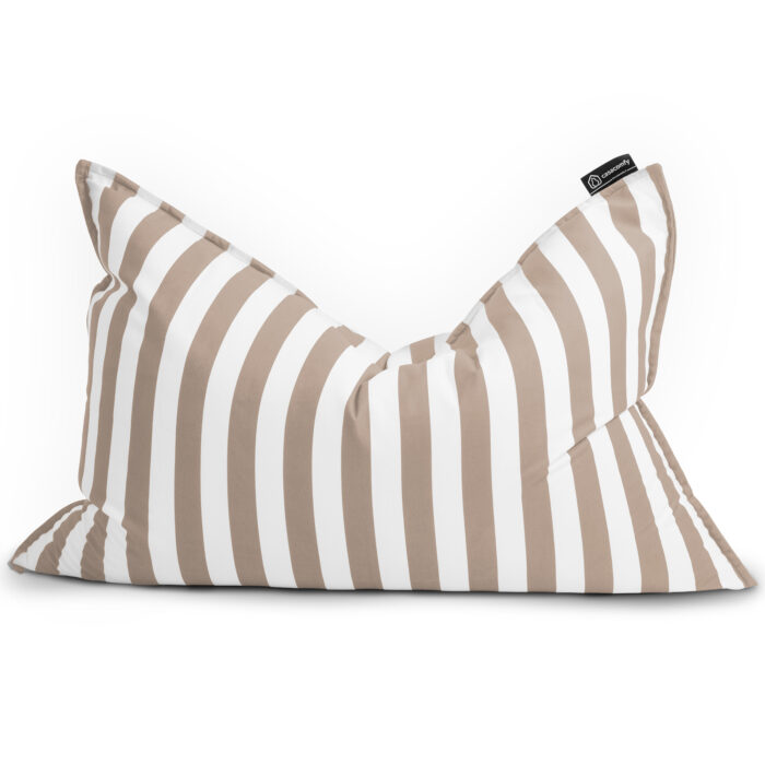 Casacomfy CozyStudio - Zitzak - Zitkussen - 100x140 cm - Mokka Strepen - Voor Volwassenen & Tieners - Afbeelding 4
