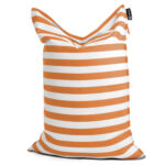 Casacomfy CozyStudio - Zitzak - Zitkussen - 100x140 cm - Oranje Strepen - Voor Volwassenen & Tieners